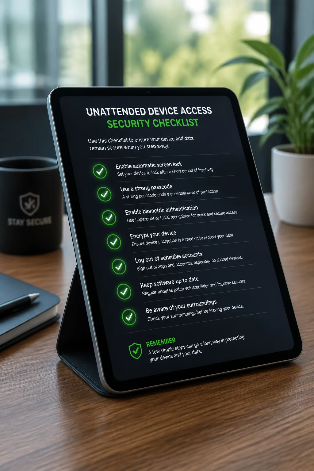 What Should Be Confirmed Before Unattended Access?